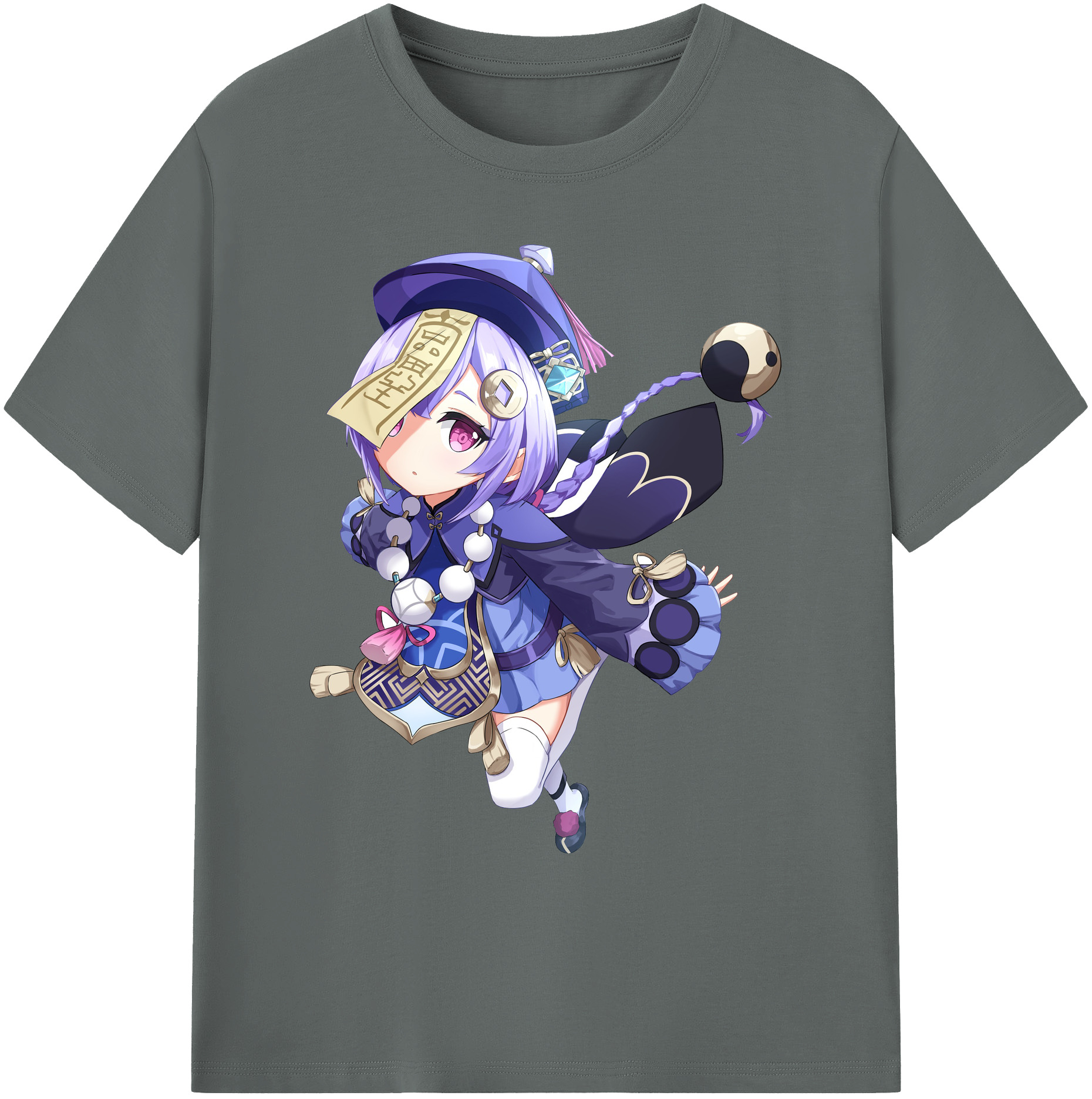げんし神 七七 なな  genshin Nana 綿100％ メンズ半袖Tシャツ｜肌触りやわらか＆通気性